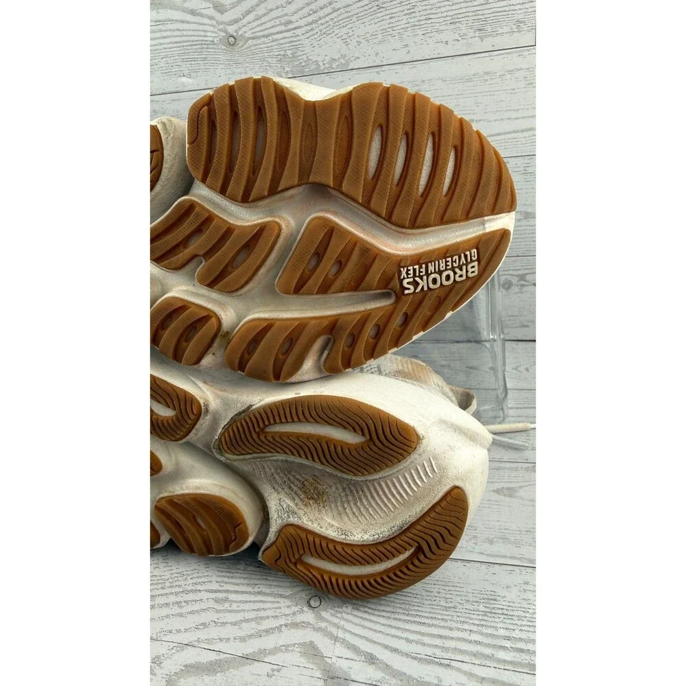 Brooks Glycerin Flex 1204671B187 White 8.5B Womens Sneakers Running Shoes #212